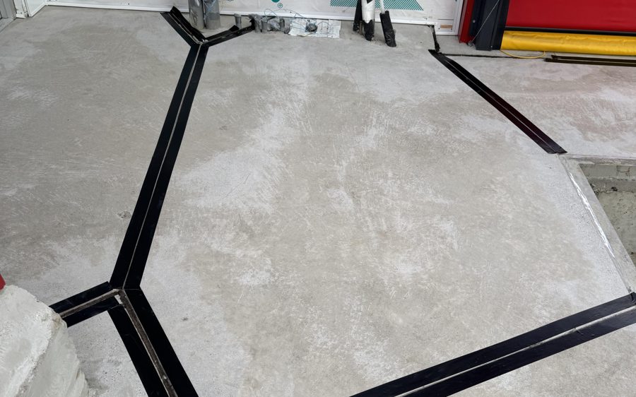 MavJoint JF semi-rigid joint filler installed