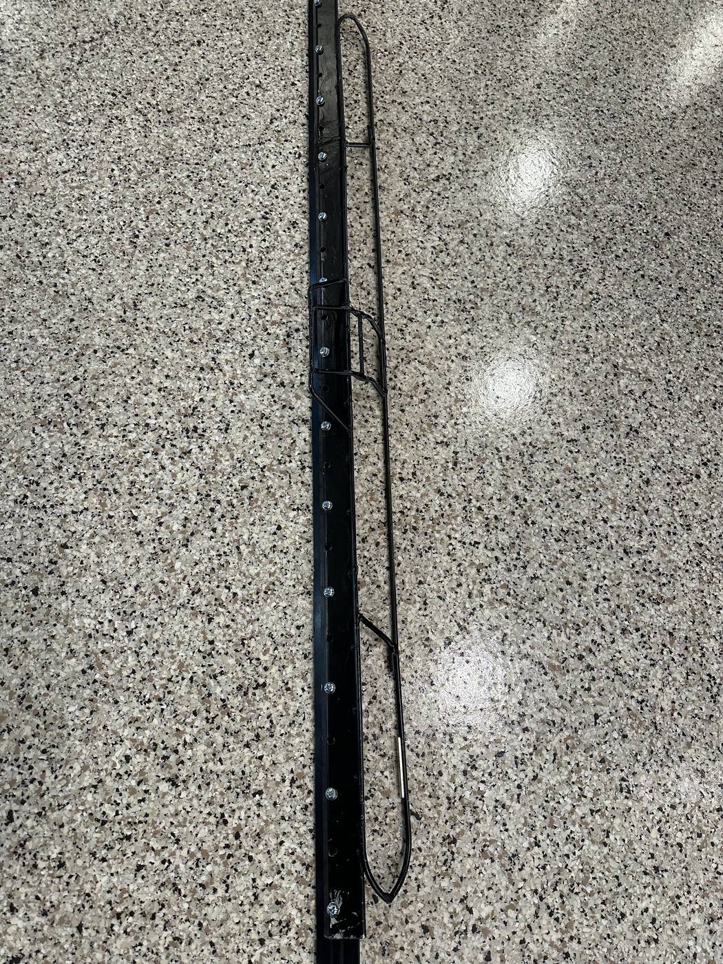 Finished custom 60-inch pivoting squeegee tool