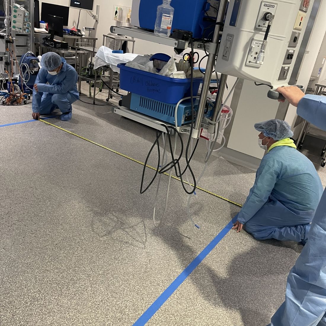 Pharmaceutical and laboratory space with seamless resinous flooring