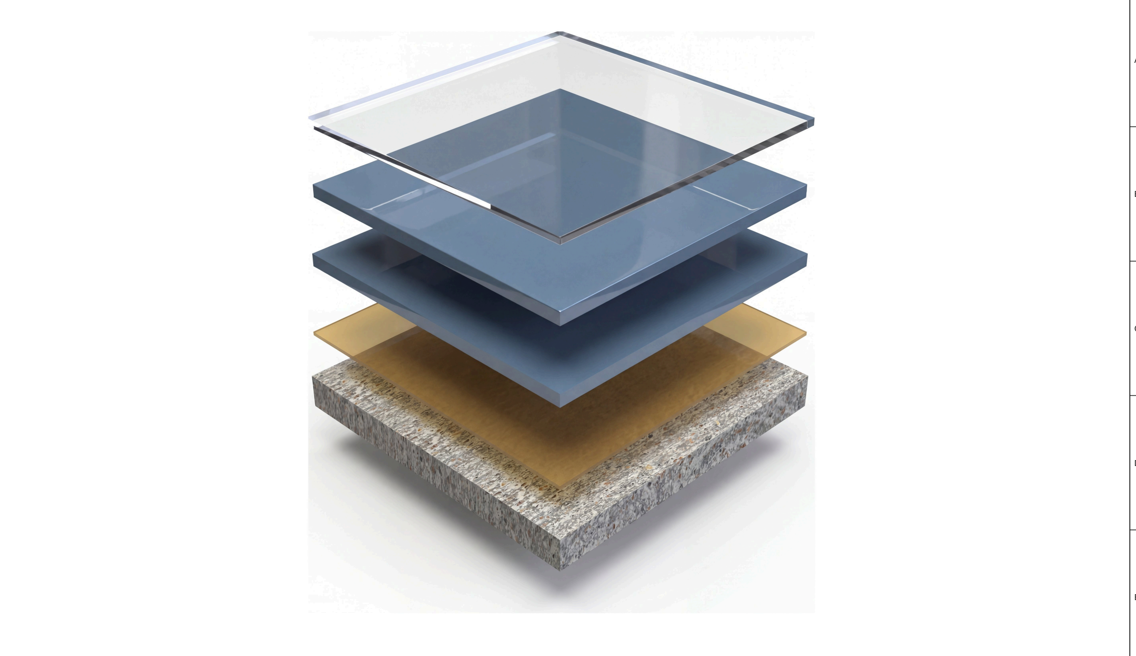 MavCoat SLE self-leveling build-up - MavPrime EP primer, 100% solids epoxy body, and topcoat over prepared concrete