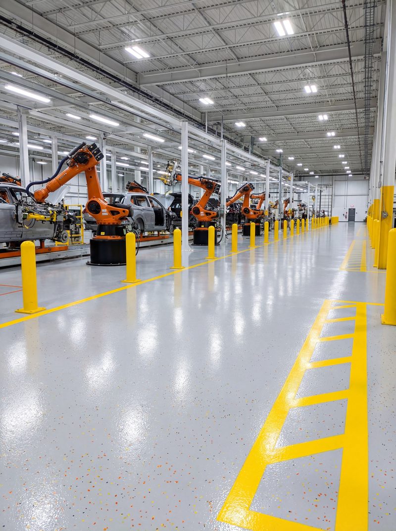Manufacturing & Heavy Industrial facility flooring