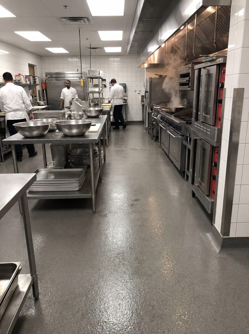 Commercial Kitchens facility flooring